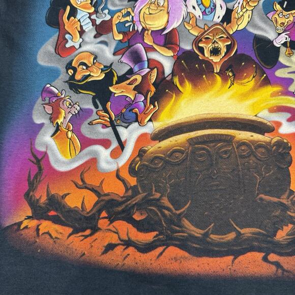 Vintage Disney Shirt Villians RARE Disneyana Convention 1997 Large Halloween - Picture 12 of 13